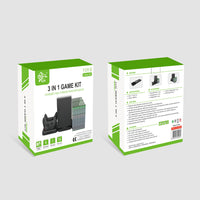 Main unit base handle charging station with two controllers charging