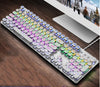 Wired mechanical keyboard for gaming on a desk