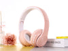 Front view of HiFi Bluetooth stereo headset with padded ear cups