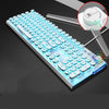 Wired mechanical keyboard for gaming on a desk